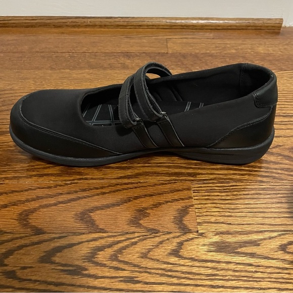Abeo Biomechanical Black Velcro Strap Shoe Ladies Size 10 - Picture 6 of 11